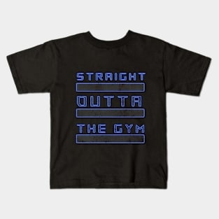 straight outta the gym Kids T-Shirt